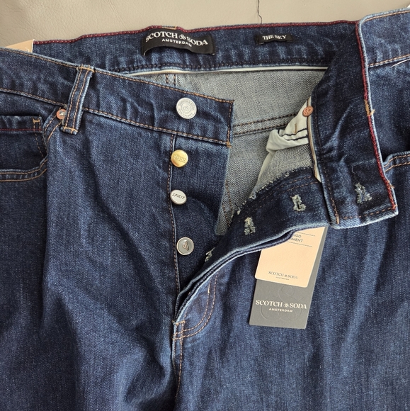 NWT - Scotch & Soda Women's The Sky Highest Rise Straight Jeans - Size 10/30 - Picture 6 of 12